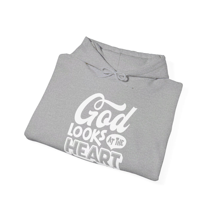 God Looks At Heart Hoodie Hoodie   