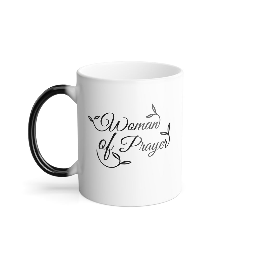 Christian Coffee Mug Woman of Prayer Color Morphing Mug 11oz  