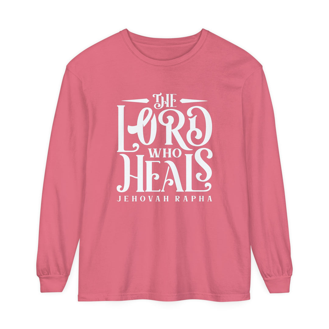 The Lord Who Heals Long Sleeve Shirt Long-sleeve Watermelon S 