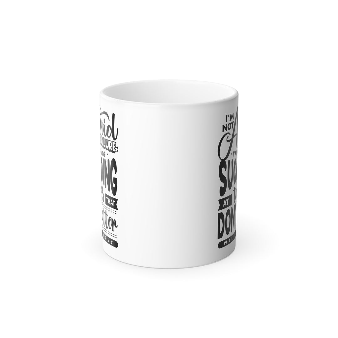 Christian Coffee Mug Things Don't Matter Color Morphing Mug   