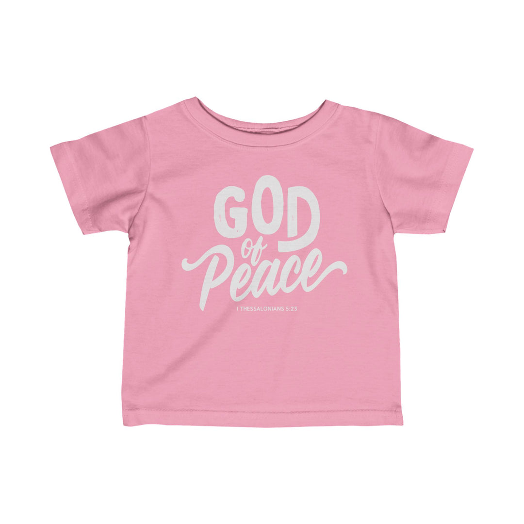 God of Peace Baby Tee Kids clothes Pink 6M 