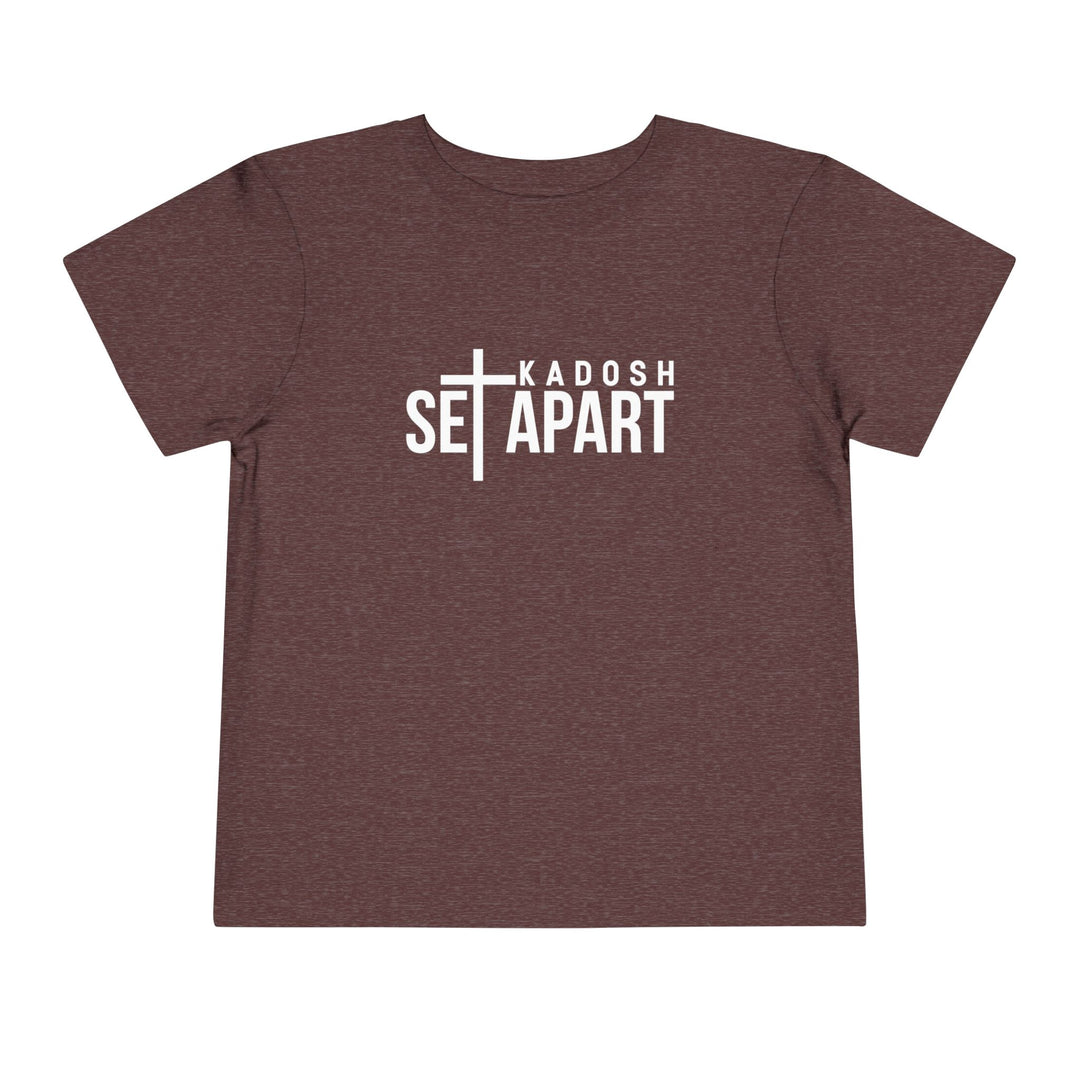 Set Apart Kadosh Toddler Tee Kids clothes Heather Maroon 2T 