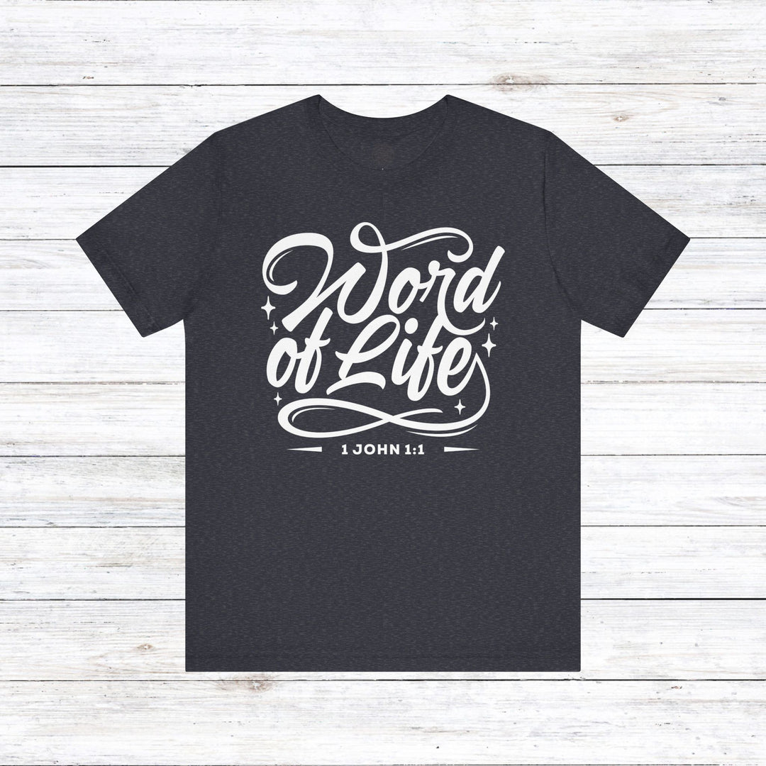 Word of Life Unisex T-Shirt T-Shirt Heather Navy S 