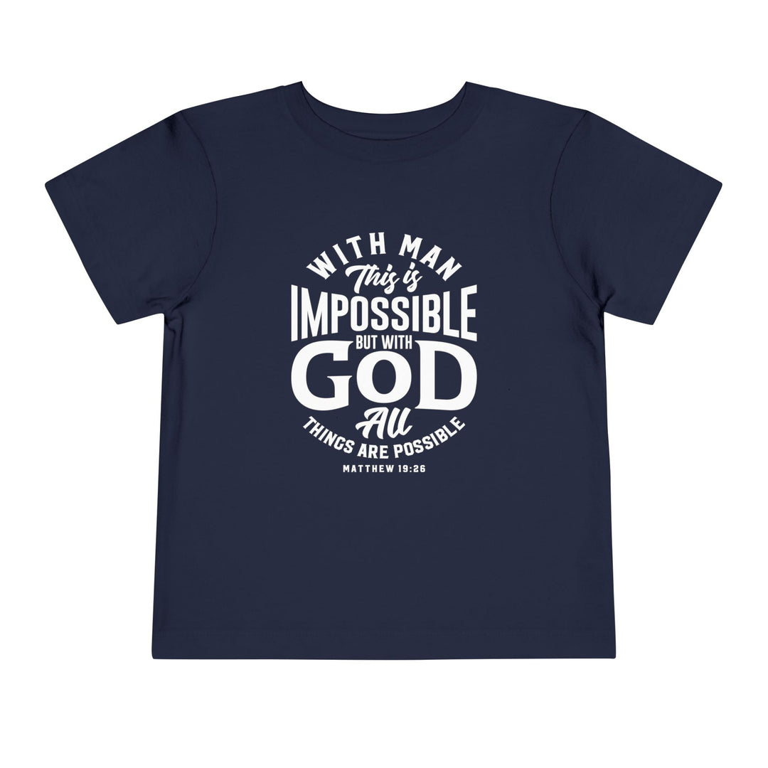 All Things Possible Toddler Tee Kids clothes Navy 2T 