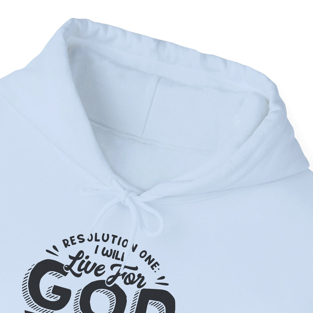 Live For God (Black Print)  Hoodie Hoodie   