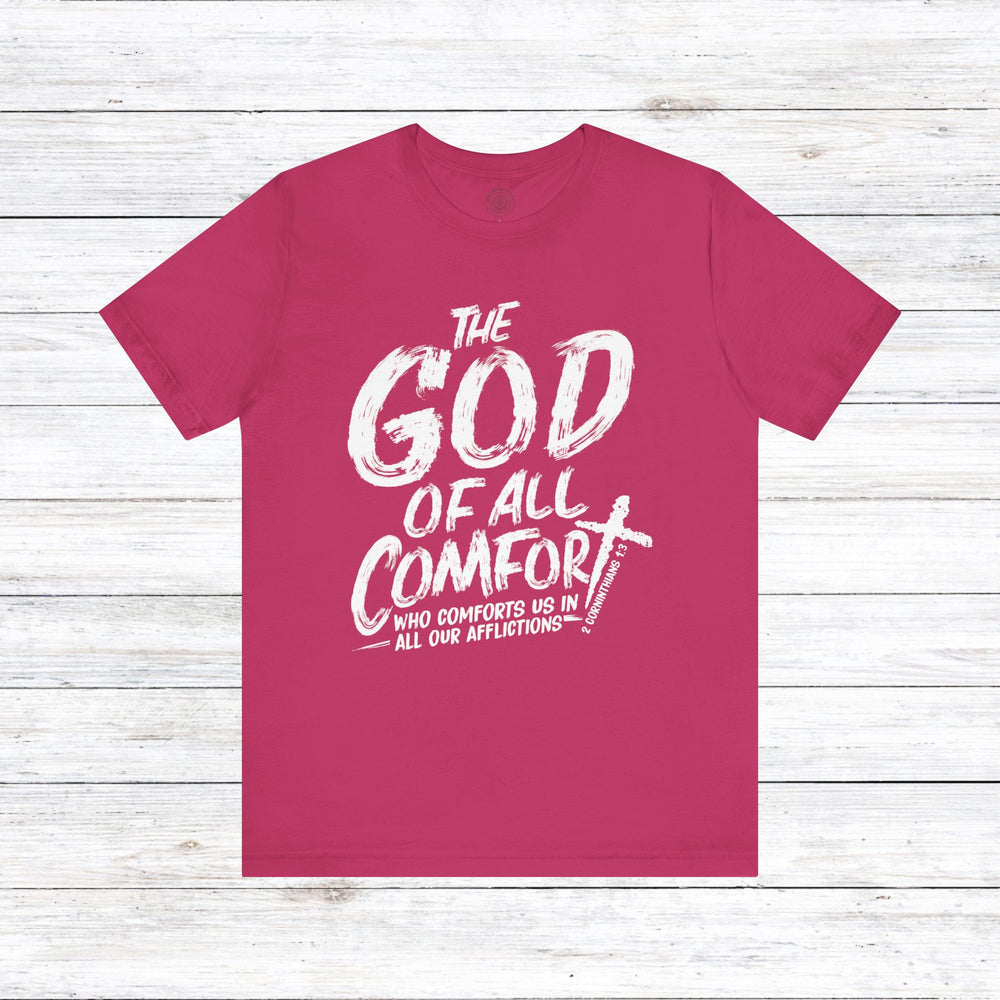 God of All Comfort Unisex T-Shirt T-Shirt Berry S 