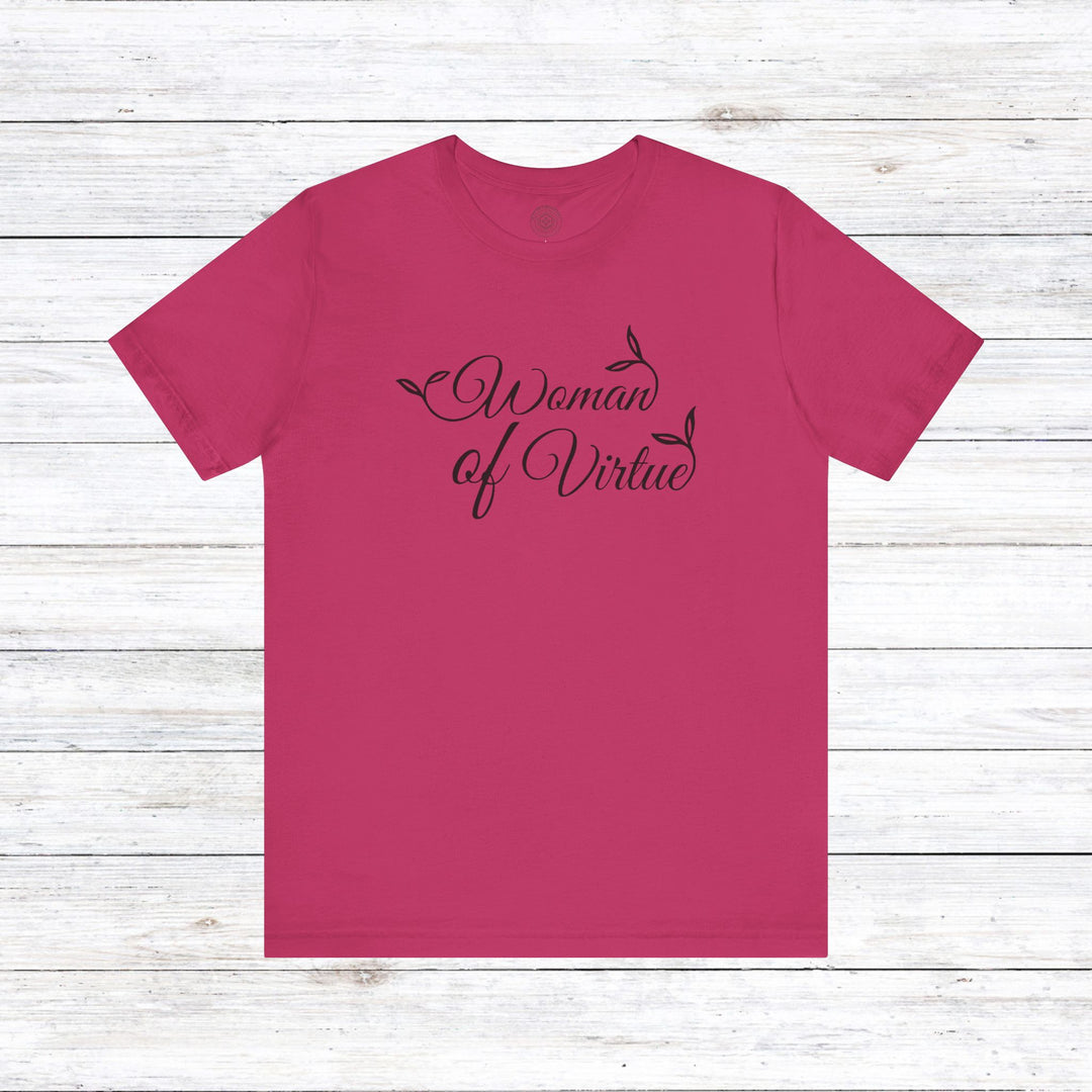 Woman of Virtue Unisex T-Shirt T-Shirt Berry S 