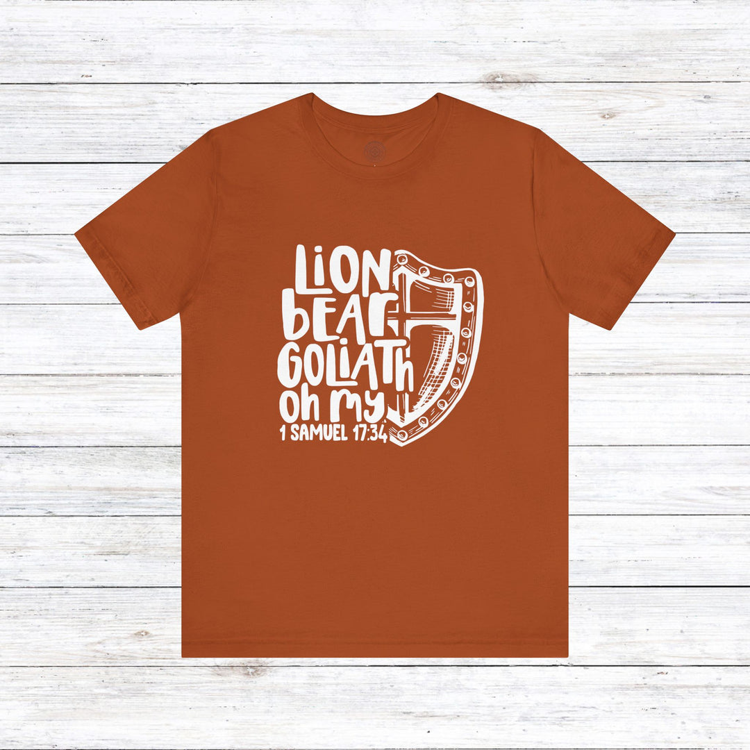 Lion Bear Goliath Oh My Unisex T-Shirt T-Shirt Autumn S 