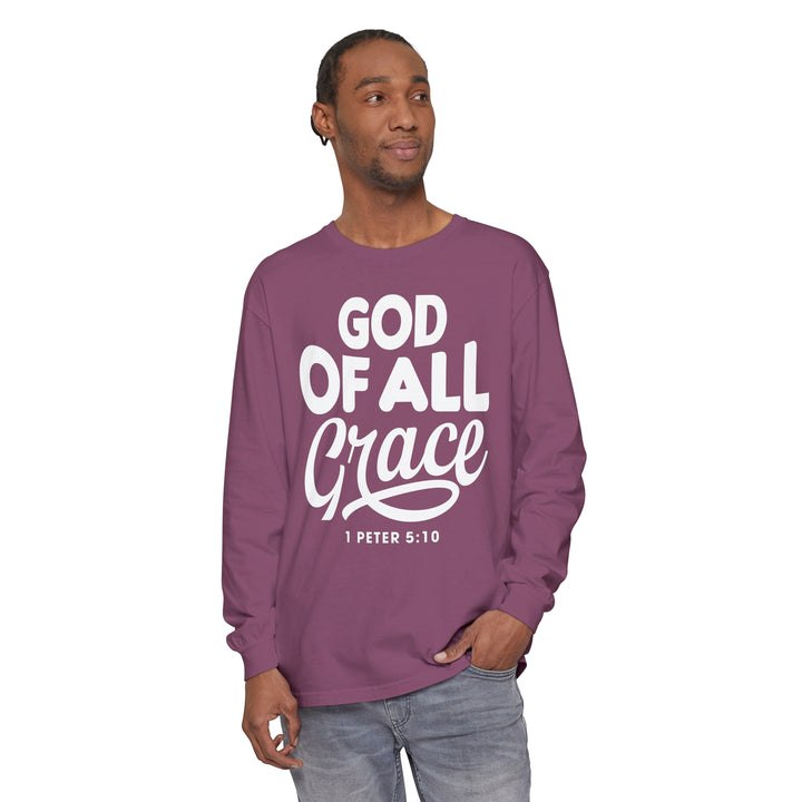 God of All Grace Long Sleeve Shirt Long-sleeve   