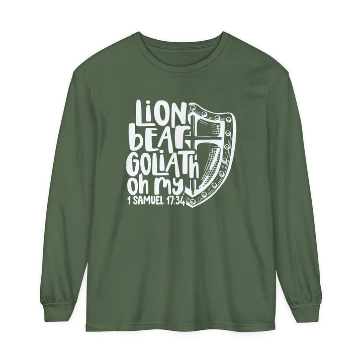 Lion Bear Goliath Oh My Long Sleeve Shirt Long-sleeve Hemp S 