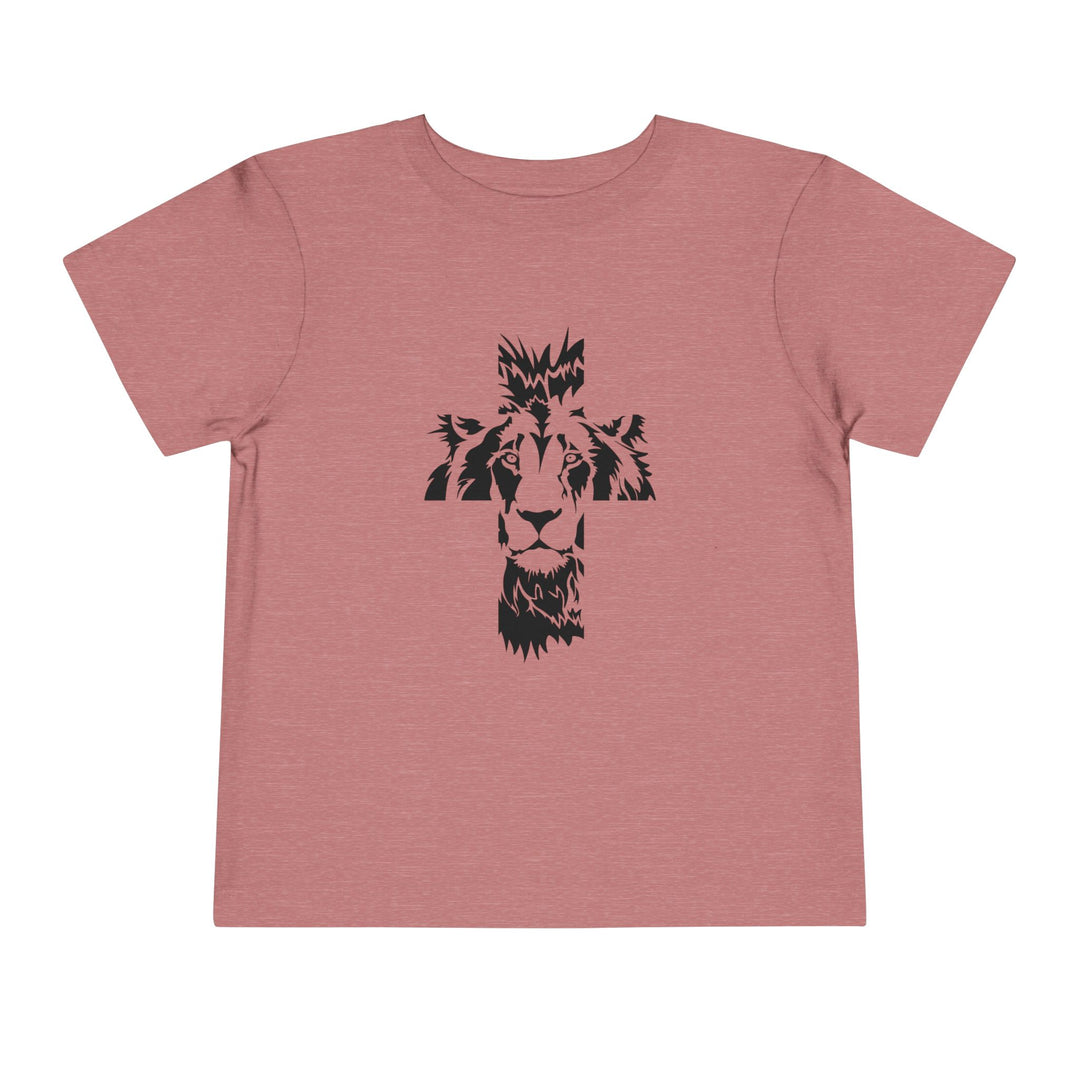 Aslan Cross Toddler Tee Kids clothes Heather Mauve 2T 