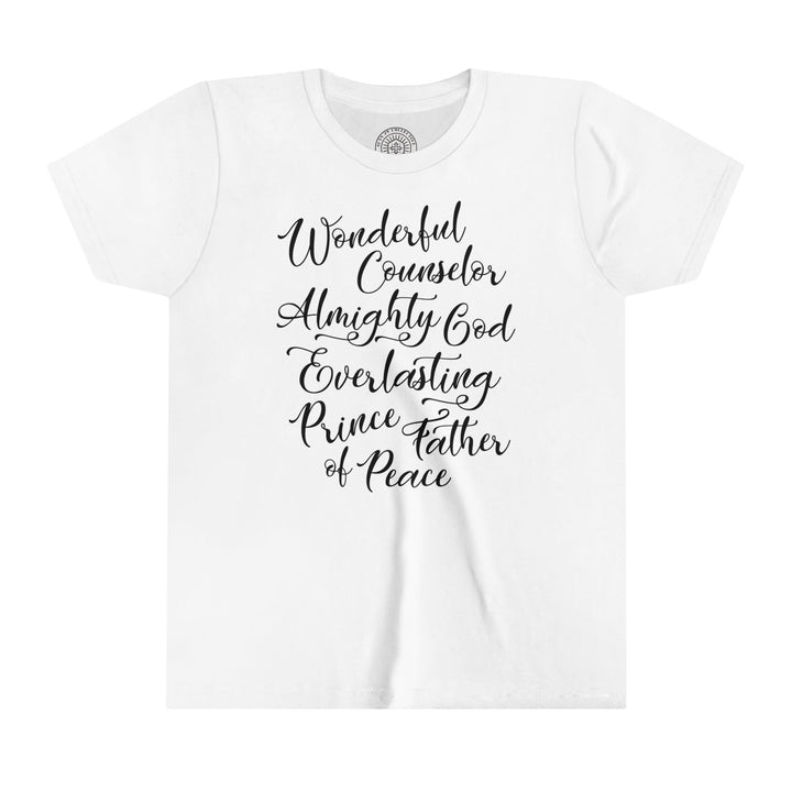 Wonderful Counselor Youth T-shirt Kids clothes White S 