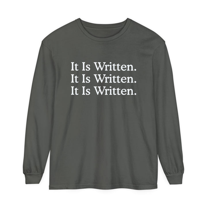 It Is Written Long Sleeve Shirt Long-sleeve Pepper S 