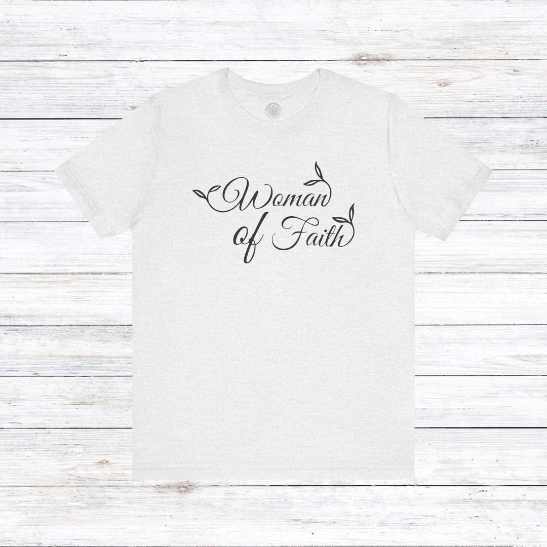 Woman of Faith Unisex T-Shirt T-Shirt Ash S 