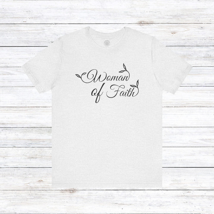 Woman of Faith Unisex T-Shirt T-Shirt Ash S 