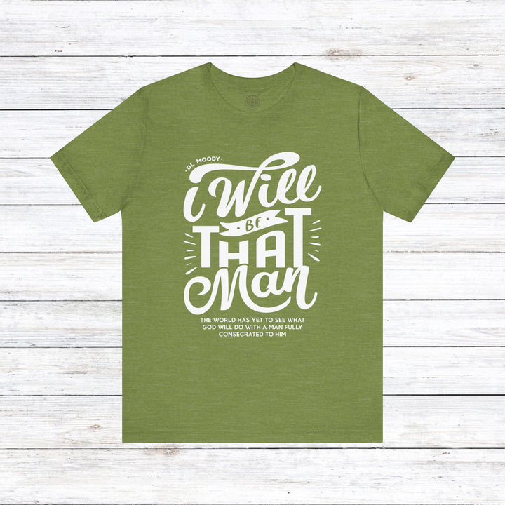 That Man Unisex T-Shirt T-Shirt Heather Green S 