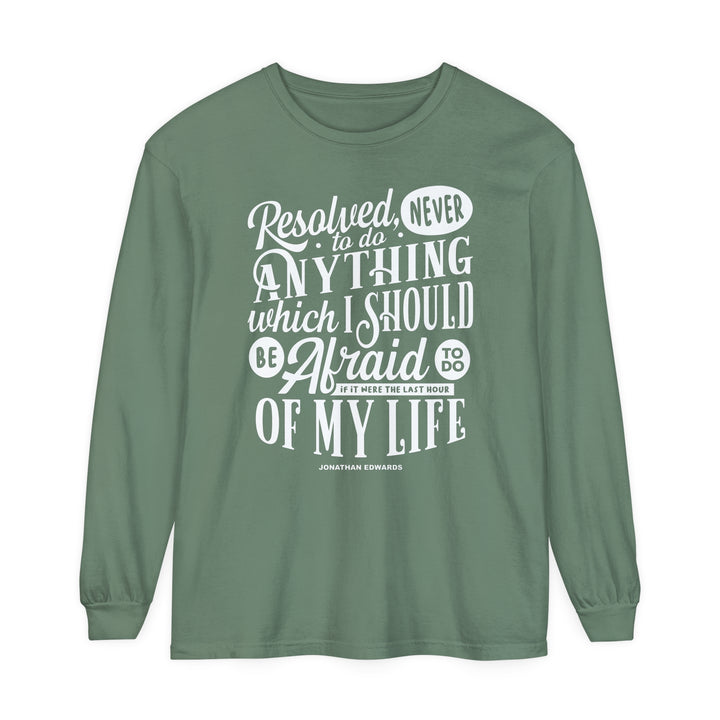 Last Hour Long Sleeve Shirt Long-sleeve Light Green S 