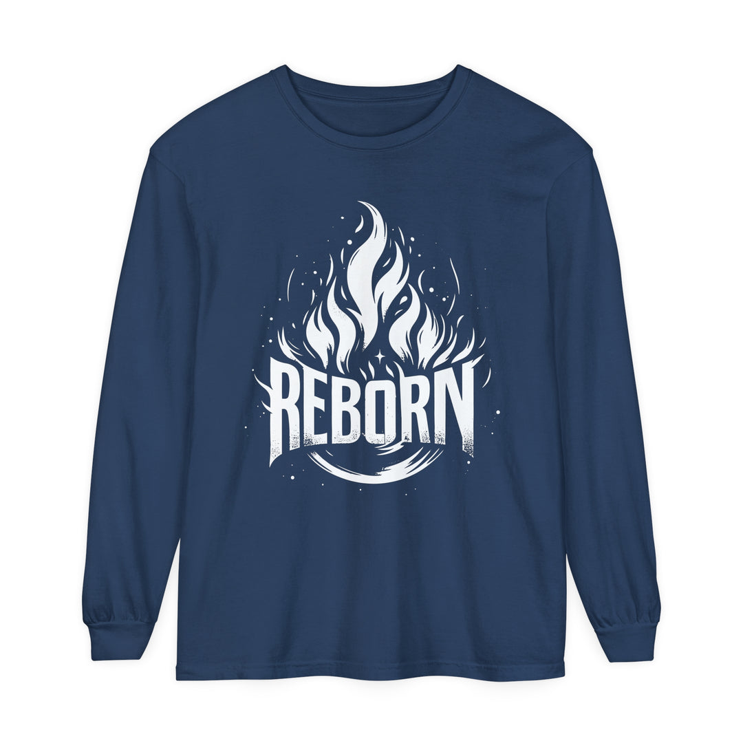 Reborn Long Sleeve Shirt Long-sleeve Midnight S 