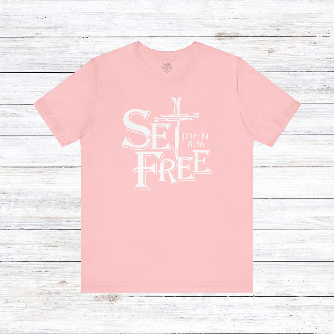 Set Free Unisex T-Shirt T-Shirt Pink S 