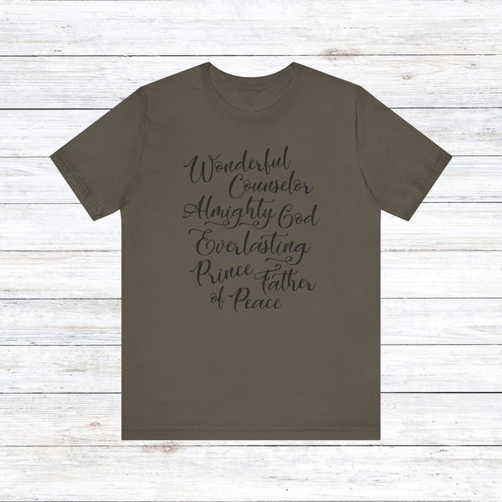 Wonderful Counselor Unisex T-Shirt T-Shirt Army S 