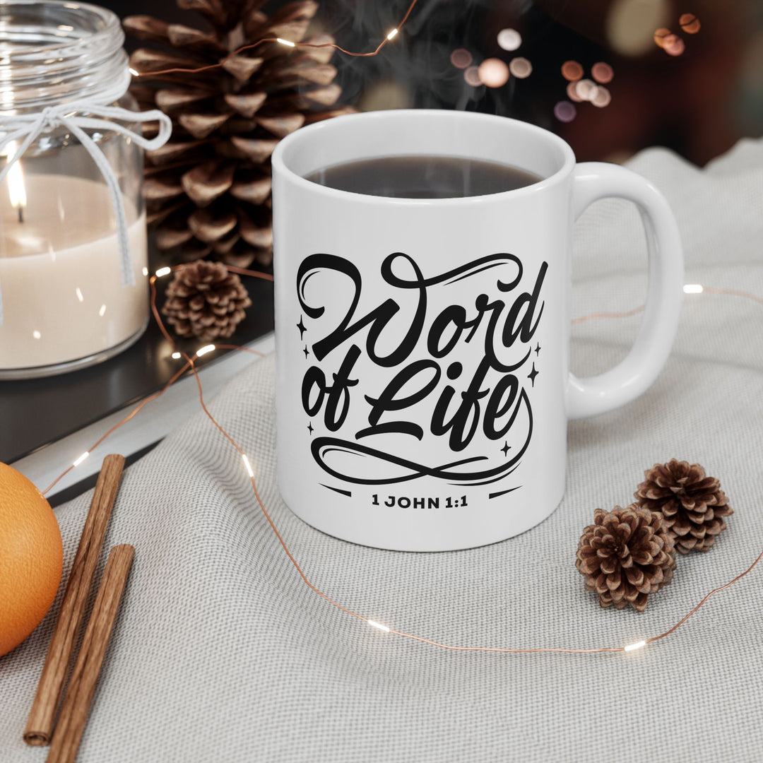 Christian Coffee Mug Word of Life Ceramic Mug   