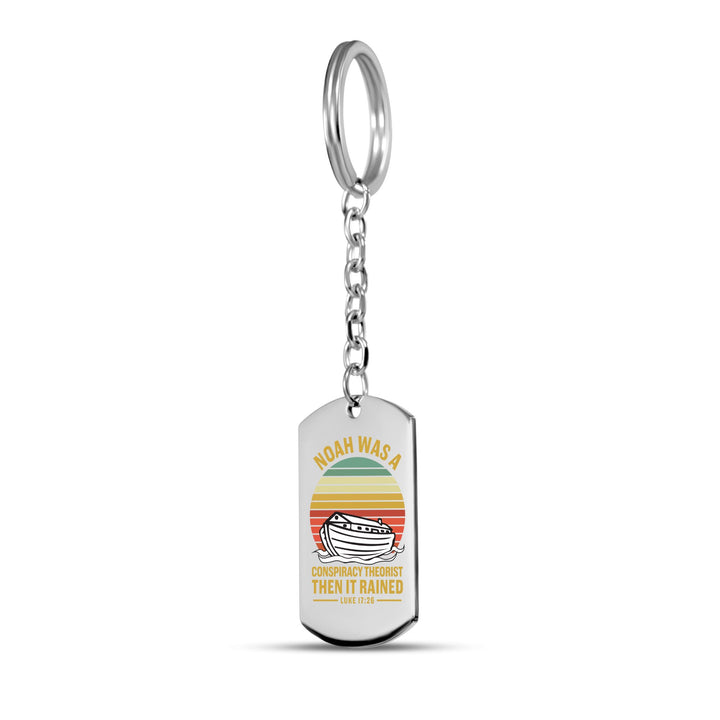 Christian Keychain Noah Conspiracy Tag Tag Keychains