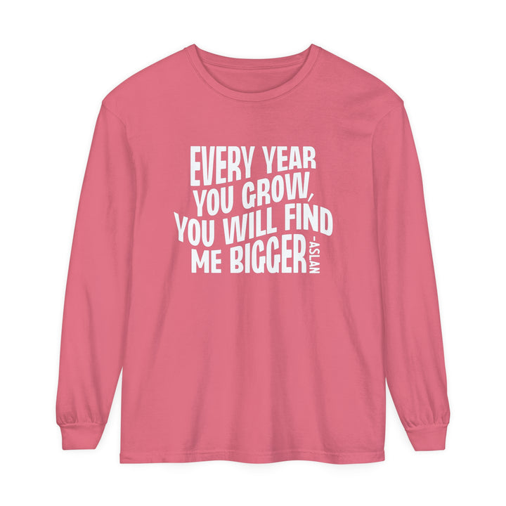 Every Year You Grow Long Sleeve Shirt Long-sleeve Watermelon S 