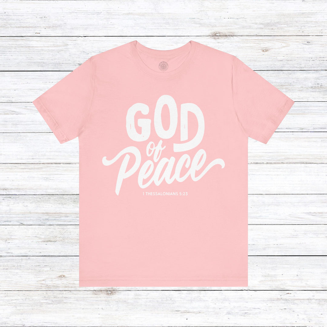 God of Peace Unisex T-Shirt T-Shirt Pink S 