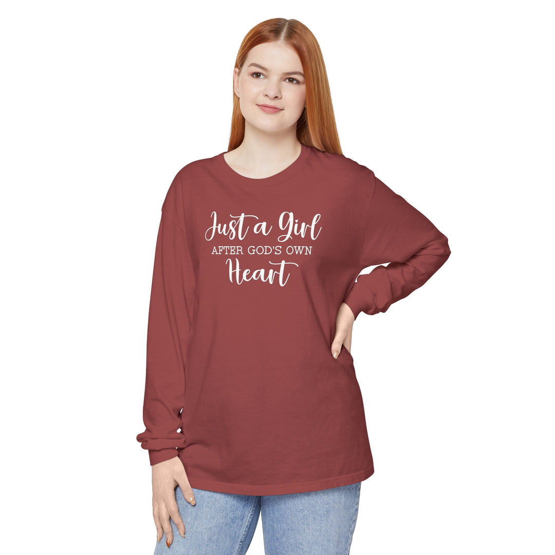 Girl After God Long Sleeve Shirt Long-sleeve Brick S 