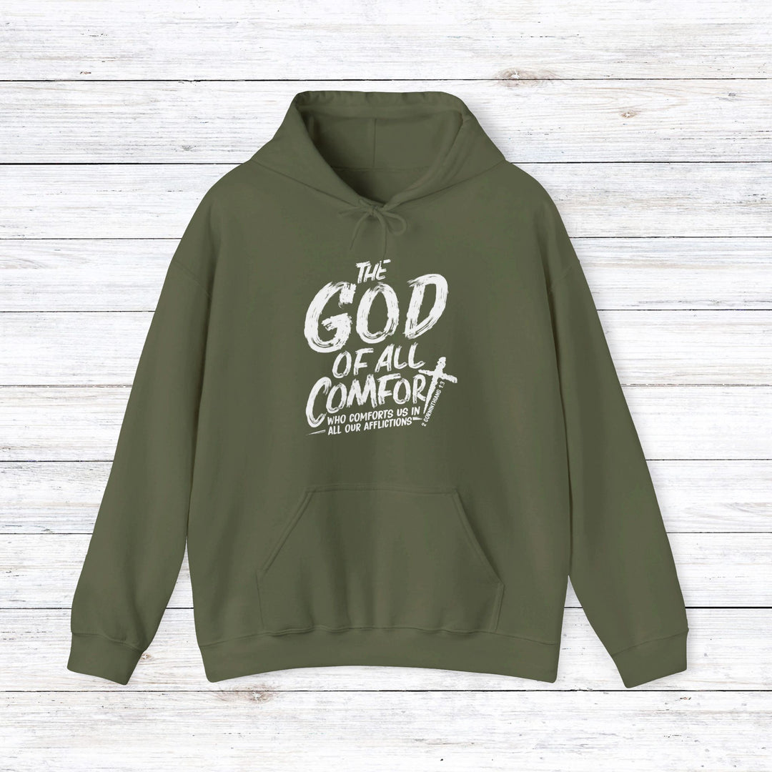 God of All Comfort Hoodie Hoodie Military Green S 