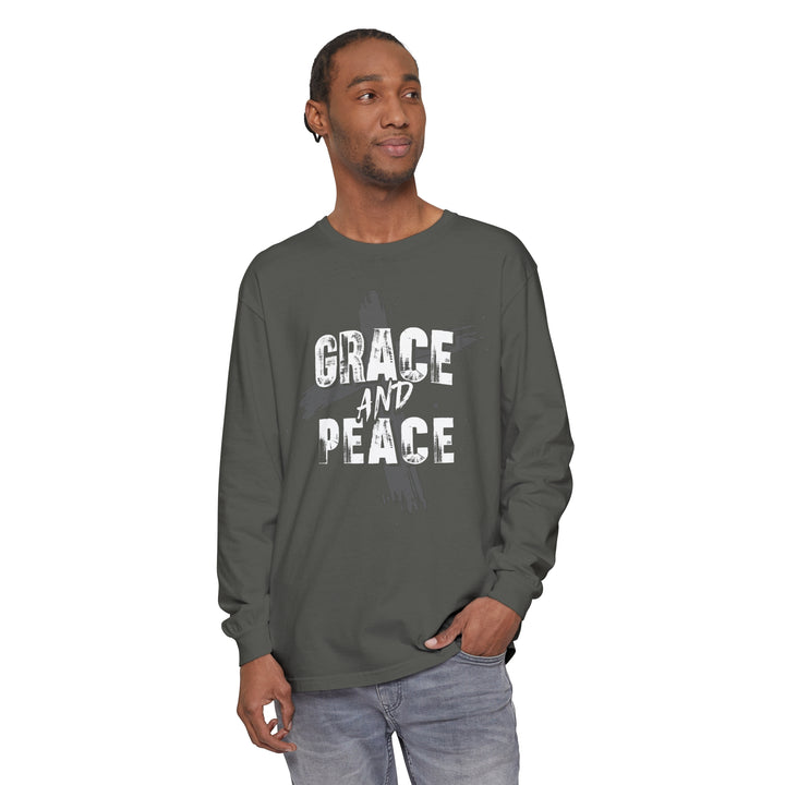 Grace and Peace Cross Long Sleeve Shirt Long-sleeve   