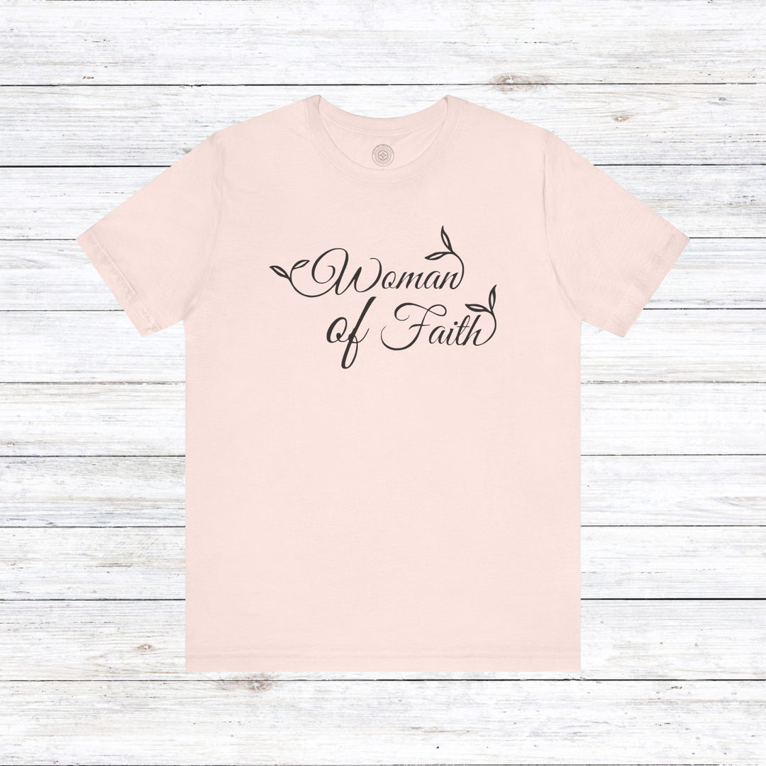 Woman of Faith Unisex T-Shirt T-Shirt Soft Pink S 