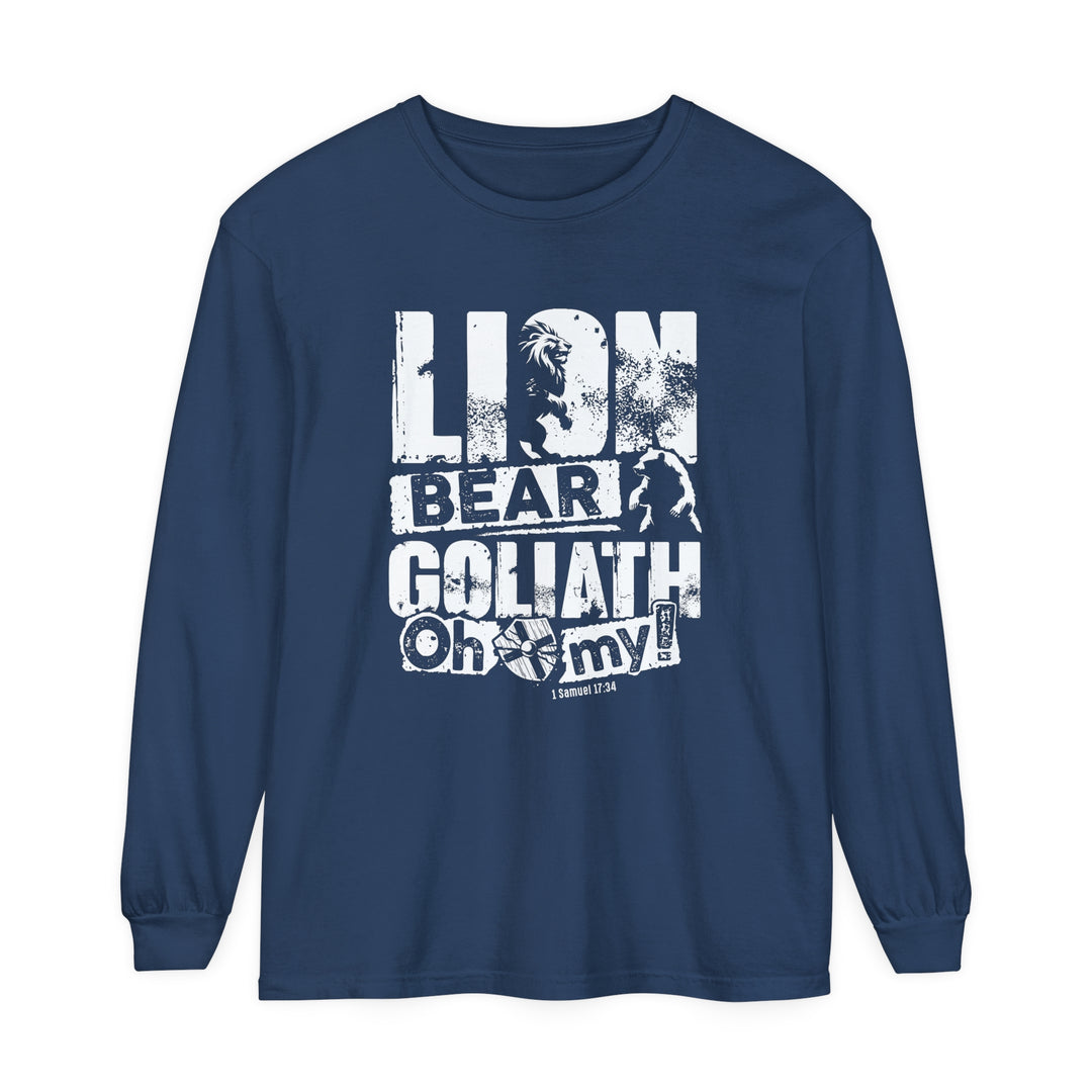 Lion Bear Goliath Long Sleeve Shirt Long-sleeve Midnight S 