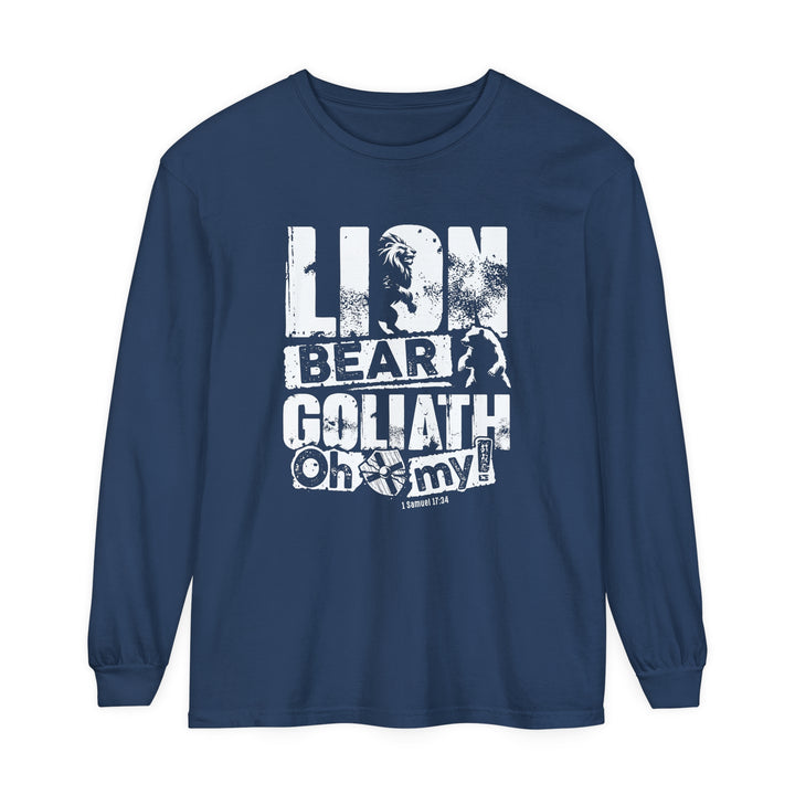 Lion Bear Goliath Long Sleeve Shirt Long-sleeve Midnight S 