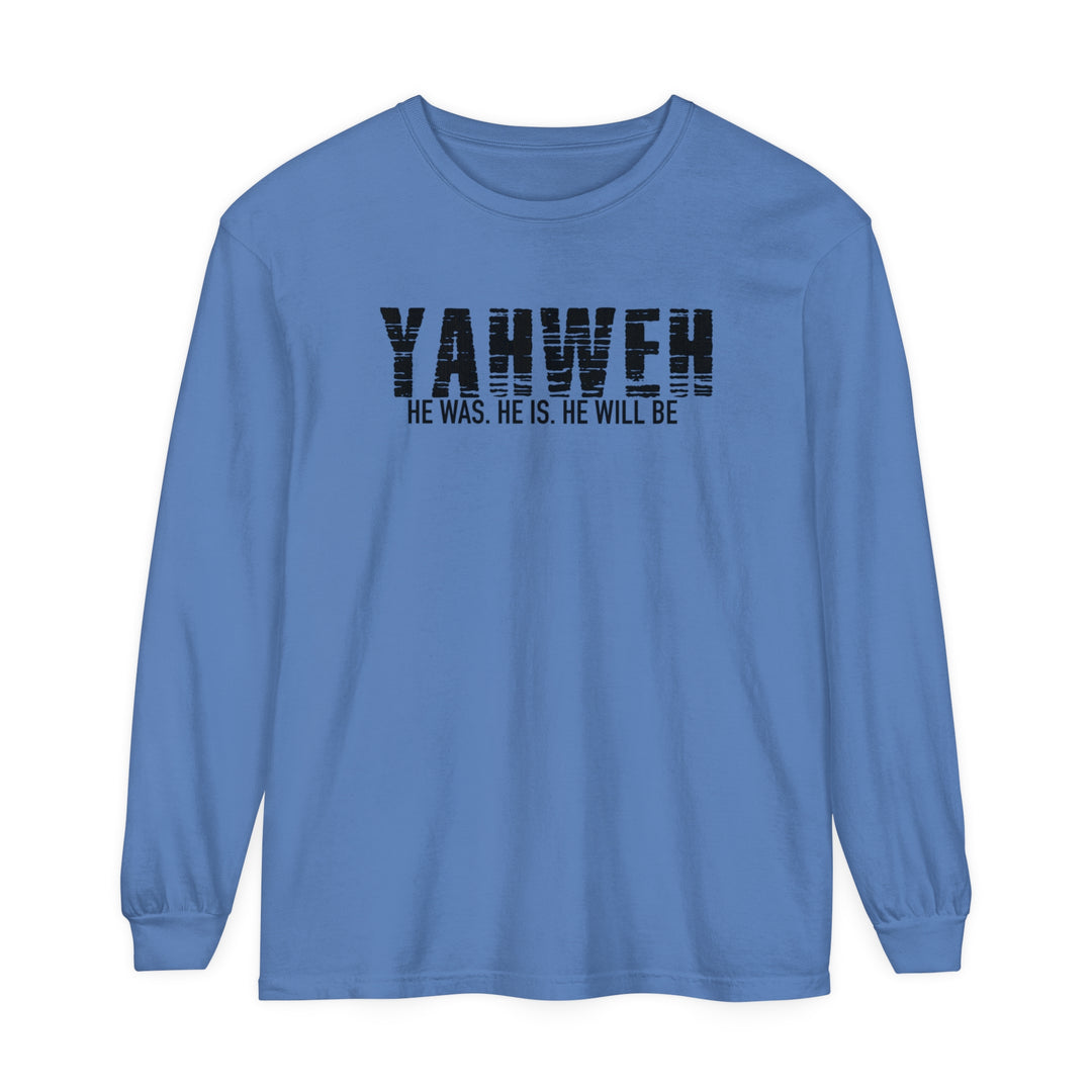 Yahweh Love Long Sleeve Shirt Long-sleeve Flo Blue S 