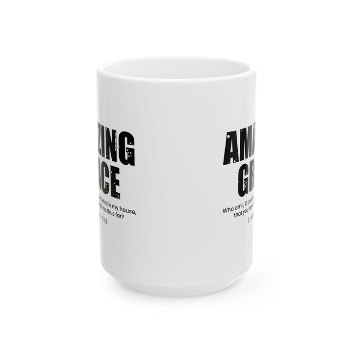 Christian Coffee Mug Amazing Grace Ceramic Mug   