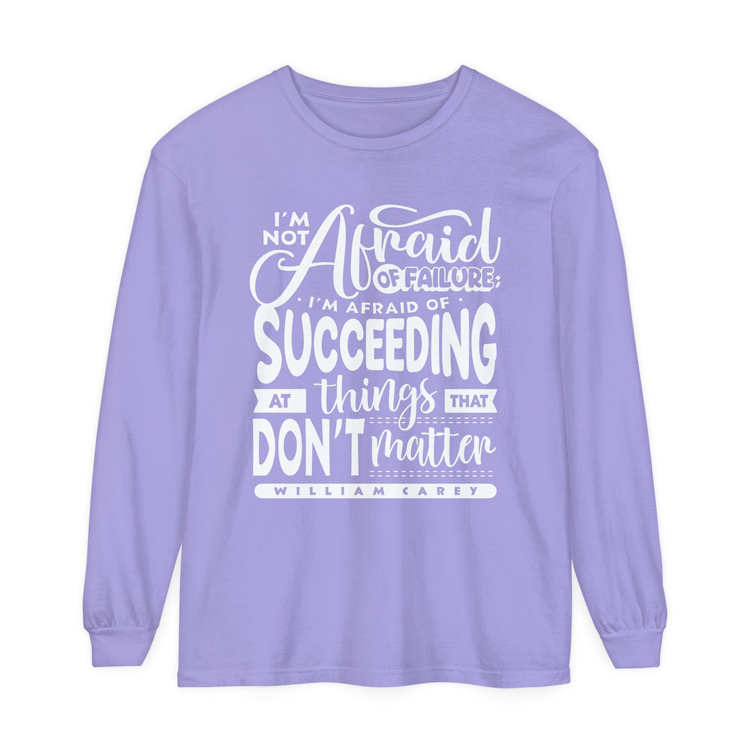 Things That Don't Matter Long Sleeve Shirt Long-sleeve Violet S 