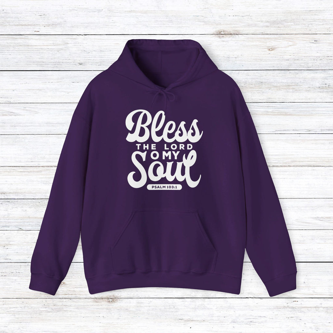 Bless The Lord Hoodie Hoodie Purple S 