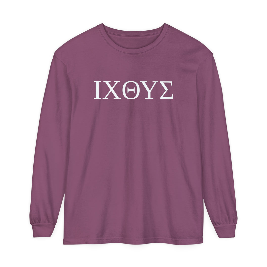 ΙΧΘΥΣ Long Sleeve Shirt Long-sleeve Berry S 