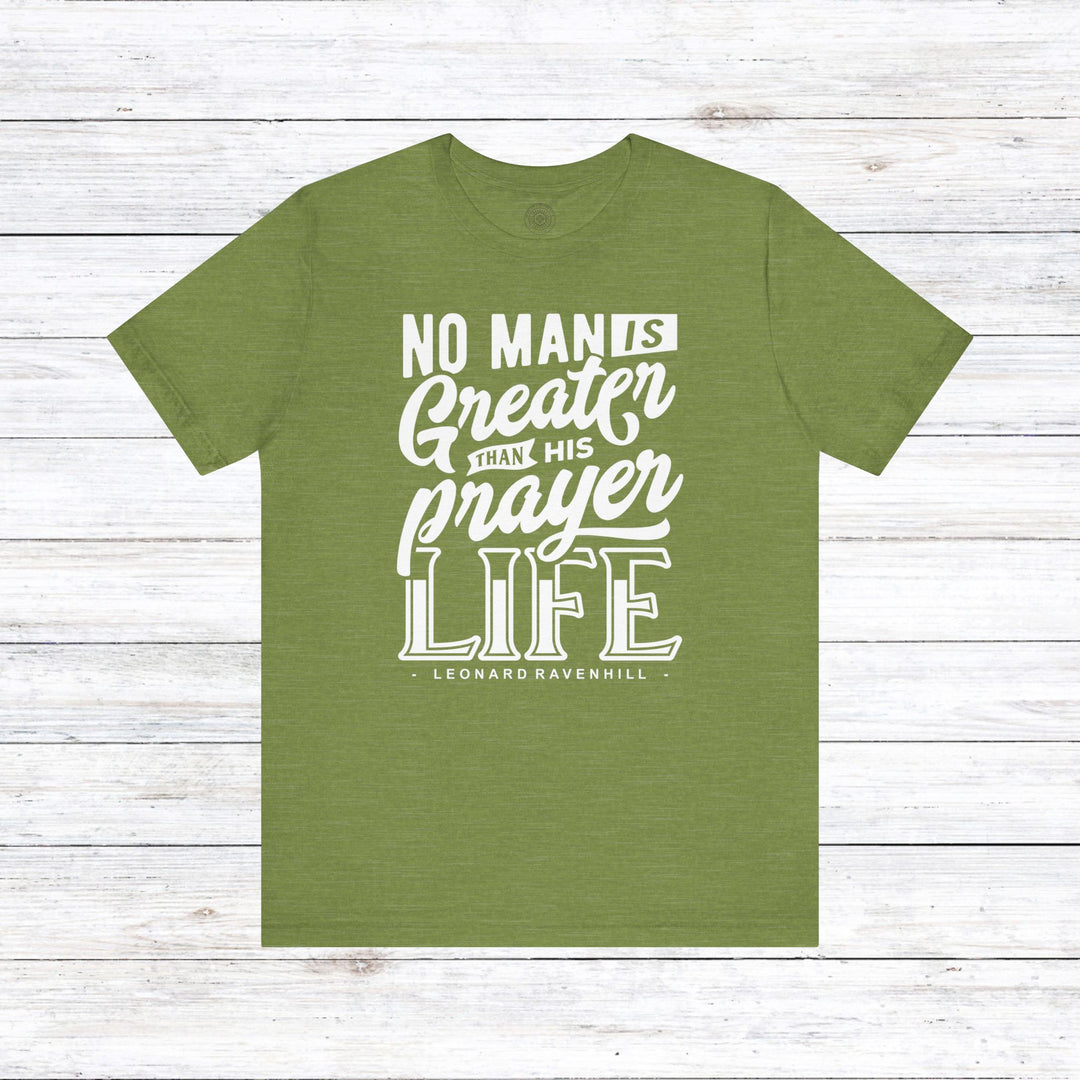 Prayer Life Unisex T-Shirt T-Shirt Heather Green S 