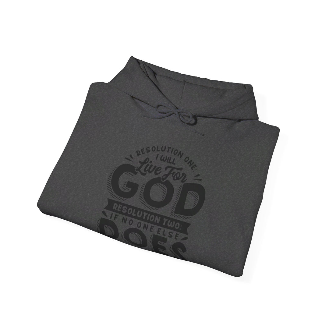 Live For God (Black Print)  Hoodie Hoodie   