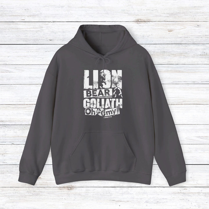 Lion Bear Goliath Hoodie Hoodie Charcoal S 