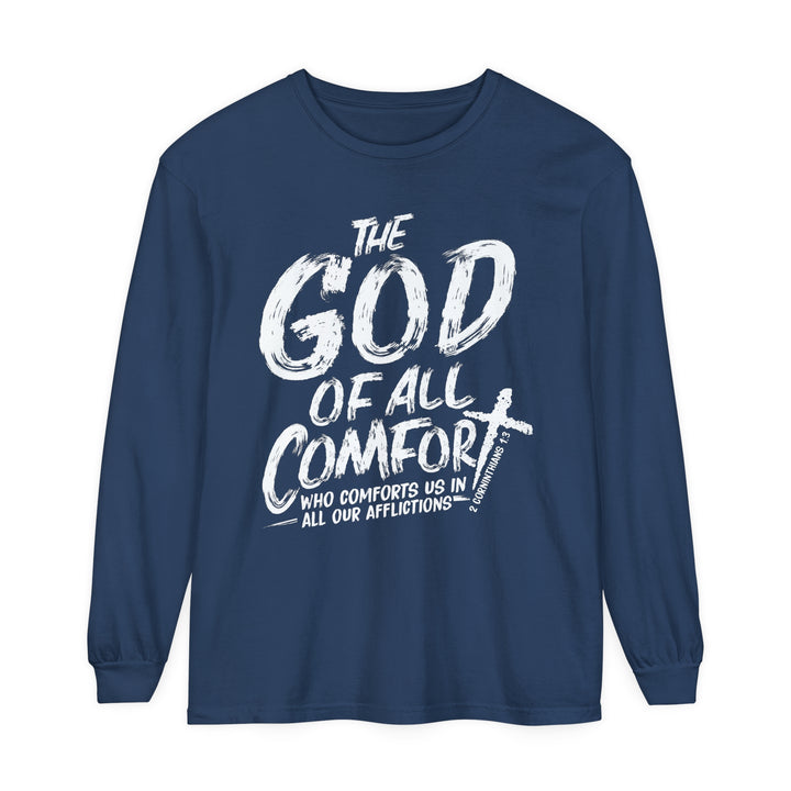 God of All Comfort Long Sleeve Shirt Long-sleeve Midnight S 