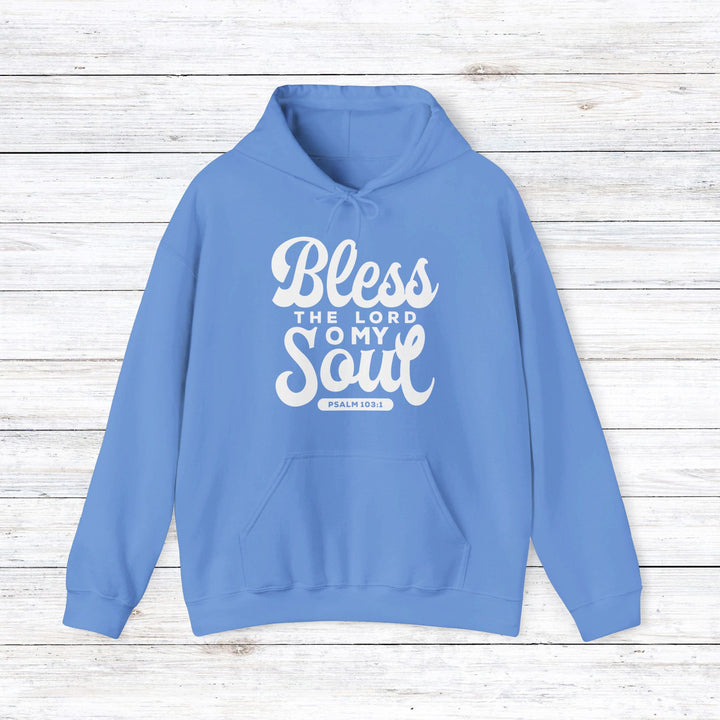 Bless The Lord Hoodie Hoodie Carolina Blue S 