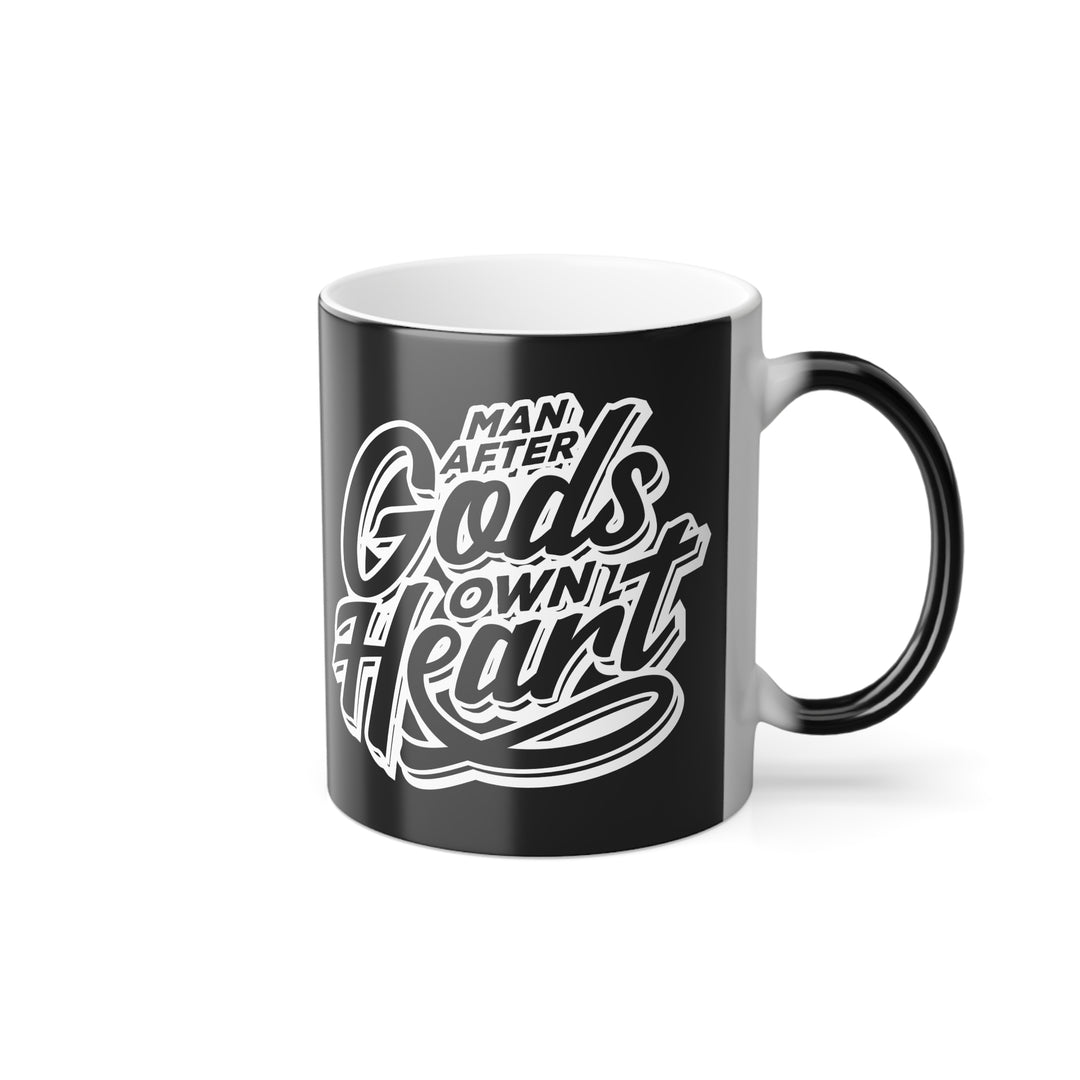 Christian Coffee Mug Man After God's Own Heart Color Morphing Mug   