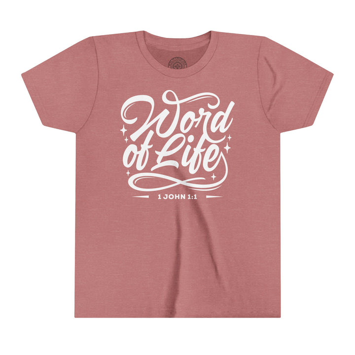 Word of Life Youth T-shirt Kids clothes Heather Mauve S 