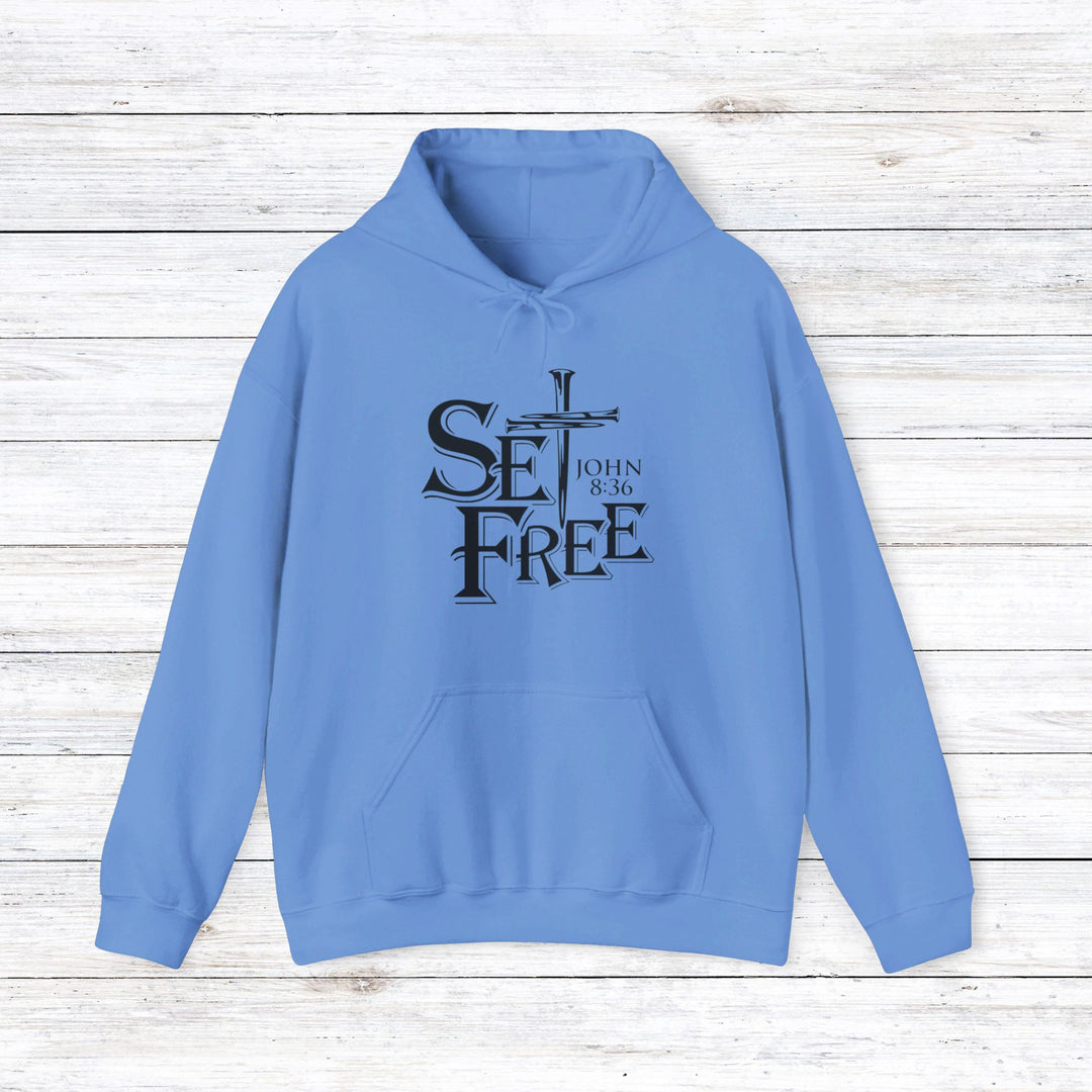 Set Free Hoodie Hoodie Carolina Blue S 