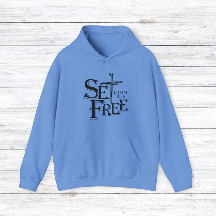 Set Free Hoodie Hoodie Carolina Blue S 