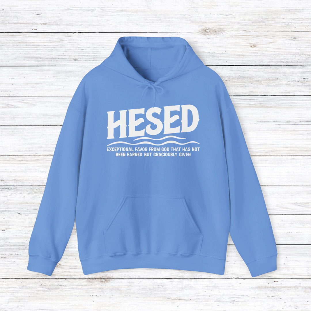 Hesed Exceptional Favor Hoodie Hoodie Carolina Blue S 