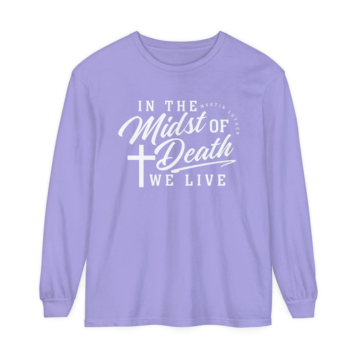 Midst of Death Long Sleeve Shirt Long-sleeve Violet S 